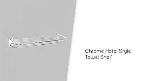 Towel shelf online chrome